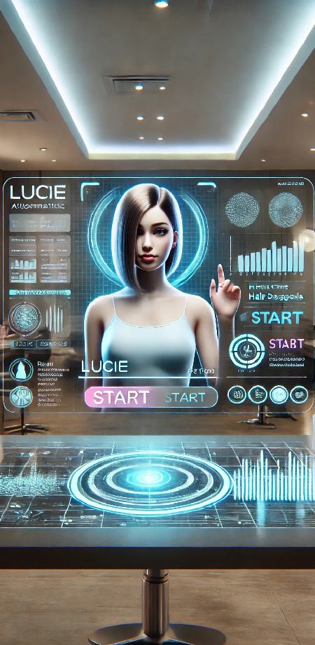 Application Lucie - Écran 1